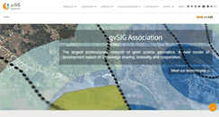 Desktop Screenshot of gvsig.com